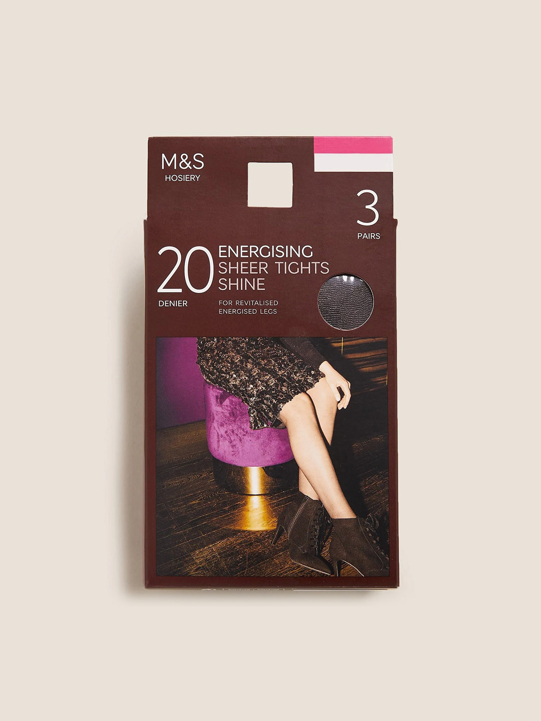 

Marks & Spencer Pack Of 3 Sheer Stockings, Black