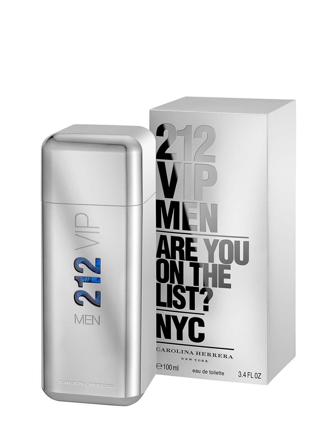 

Carolina Herrera Men 212 VIP Eau de Toilette 100ml, Silver