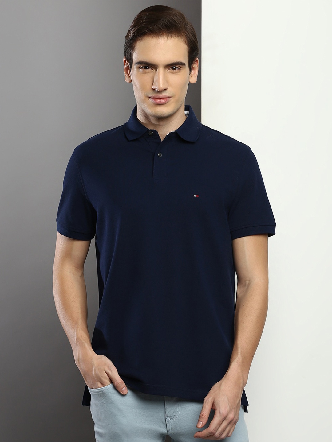 

Tommy Hilfiger Nautical Polo Collar T-shirt, Navy blue
