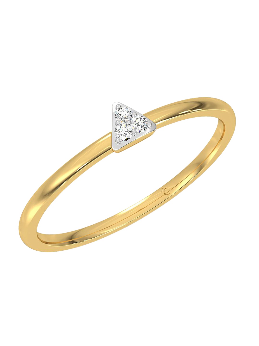 

CANDERE A KALYAN JEWELLERS COMPANY 14KT Gold Diamond Finger Ring, Yellow