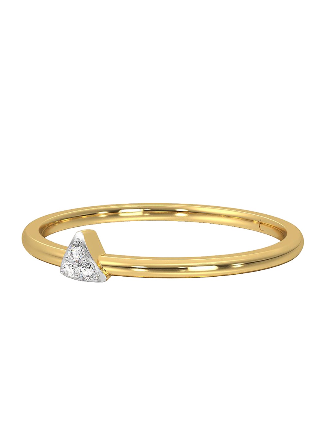 

CANDERE A KALYAN JEWELLERS COMPANY Diamond-Studded 18KT Gold Ring - 1.32 g