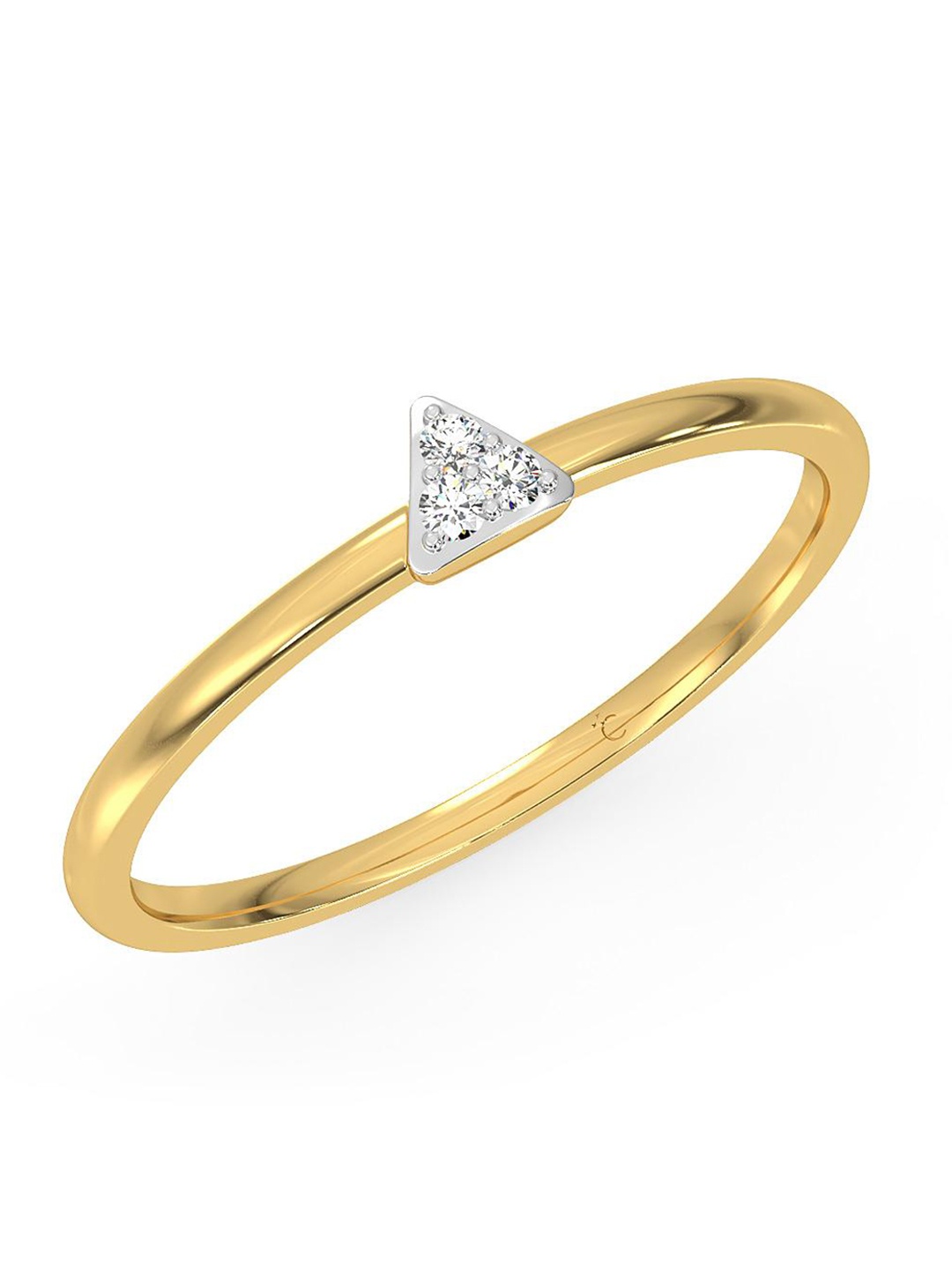 

CANDERE A KALYAN JEWELLERS COMPANY 14KT Gold Diamond Finger Ring, Yellow