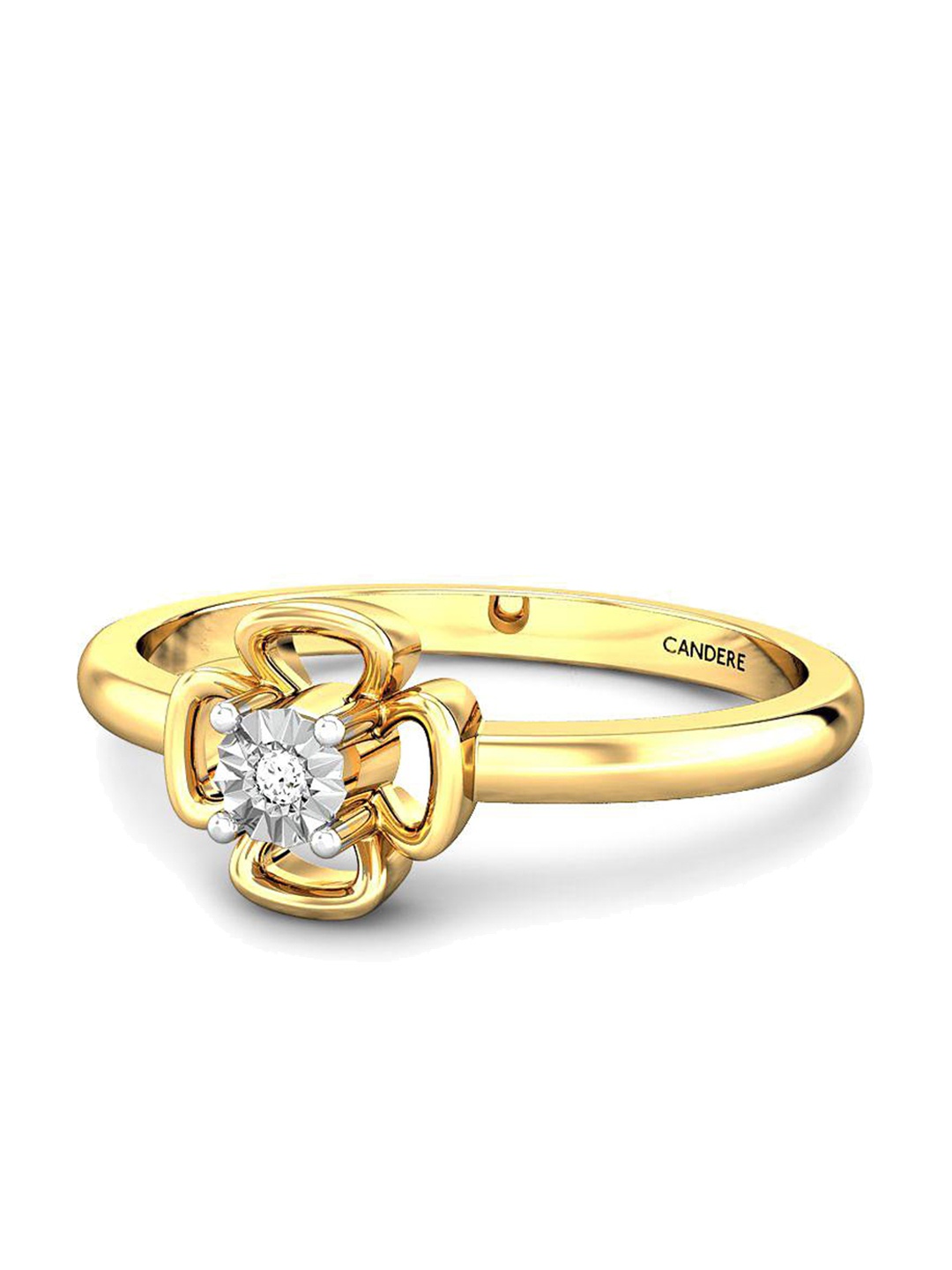 

CANDERE A KALYAN JEWELLERS COMPANY 14KT Gold Diamond Finger Ring, Yellow