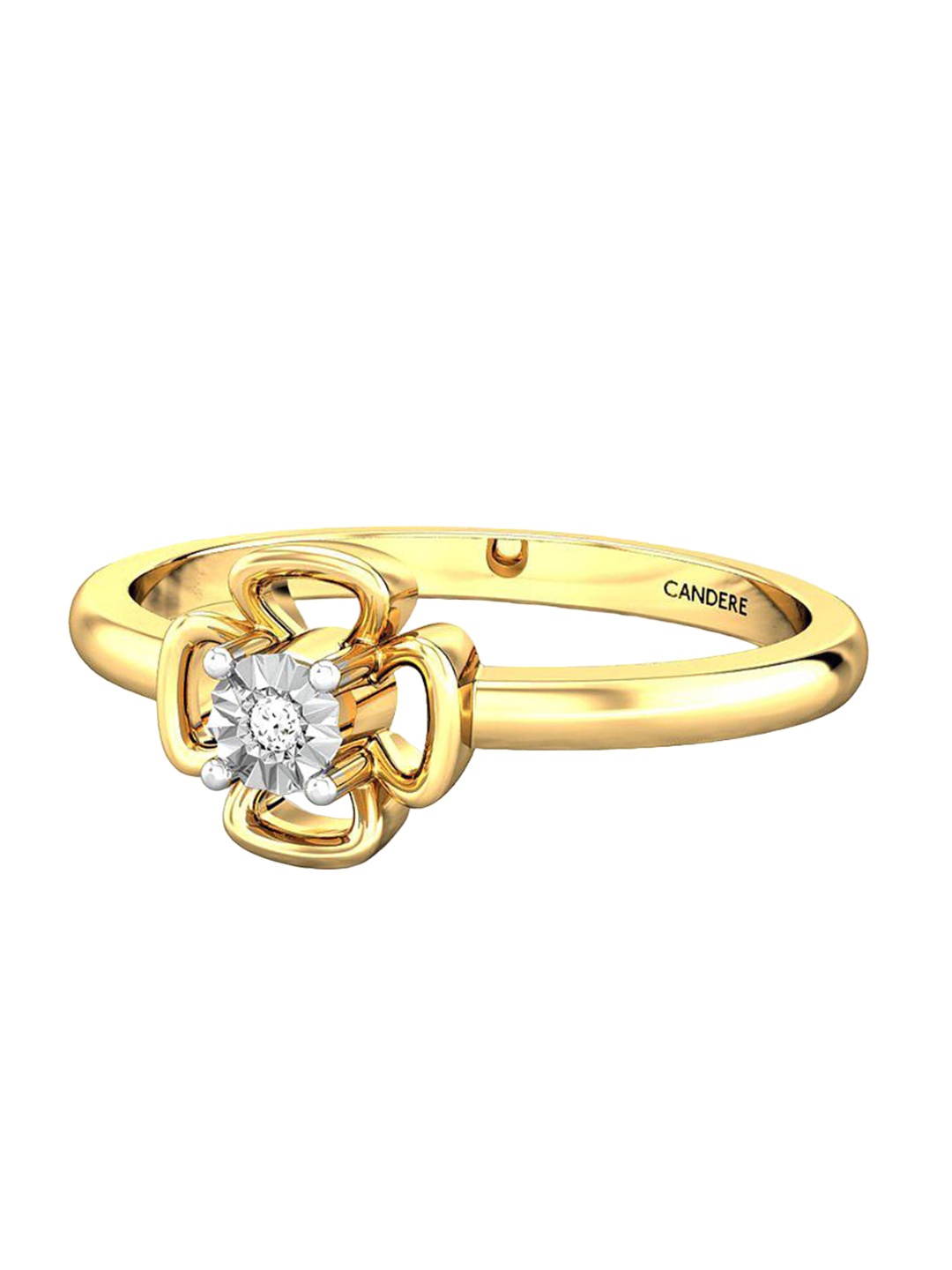 

CANDERE A KALYAN JEWELLERS COMPANY 18KT Gold Diamond Finger Ring, Yellow