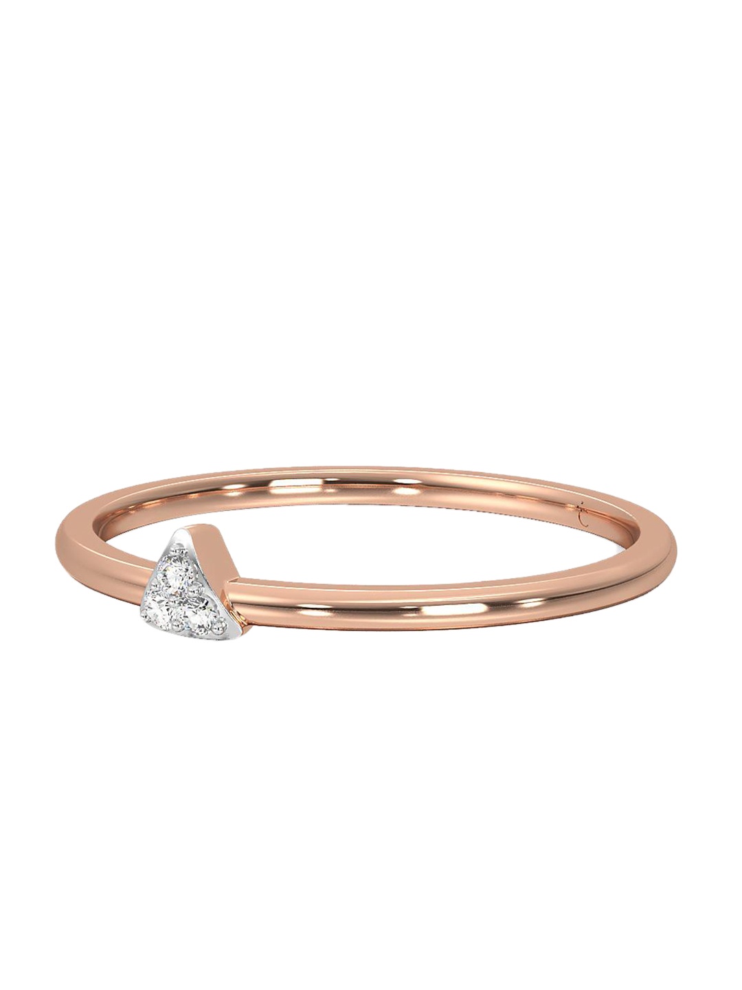 

CANDERE A KALYAN JEWELLERS COMPANY 14KT BIS Hallmark Rose Gold Diamond Ring