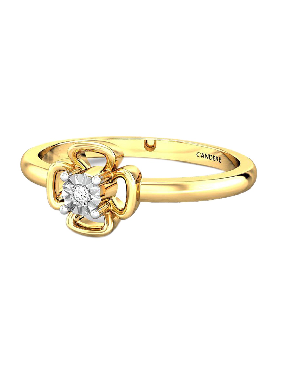 

CANDERE A KALYAN JEWELLERS COMPANY 18KT Gold Diamond Finger Ring - 2.61g, Yellow