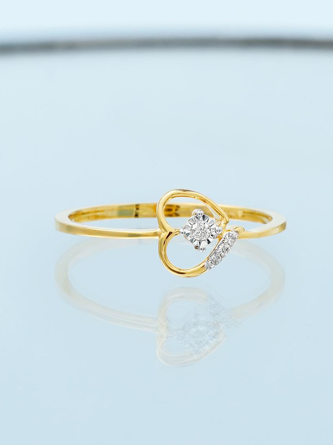 

CANDERE A KALYAN JEWELLERS COMPANY 14KT Gold Diamond Finger Ring, Yellow