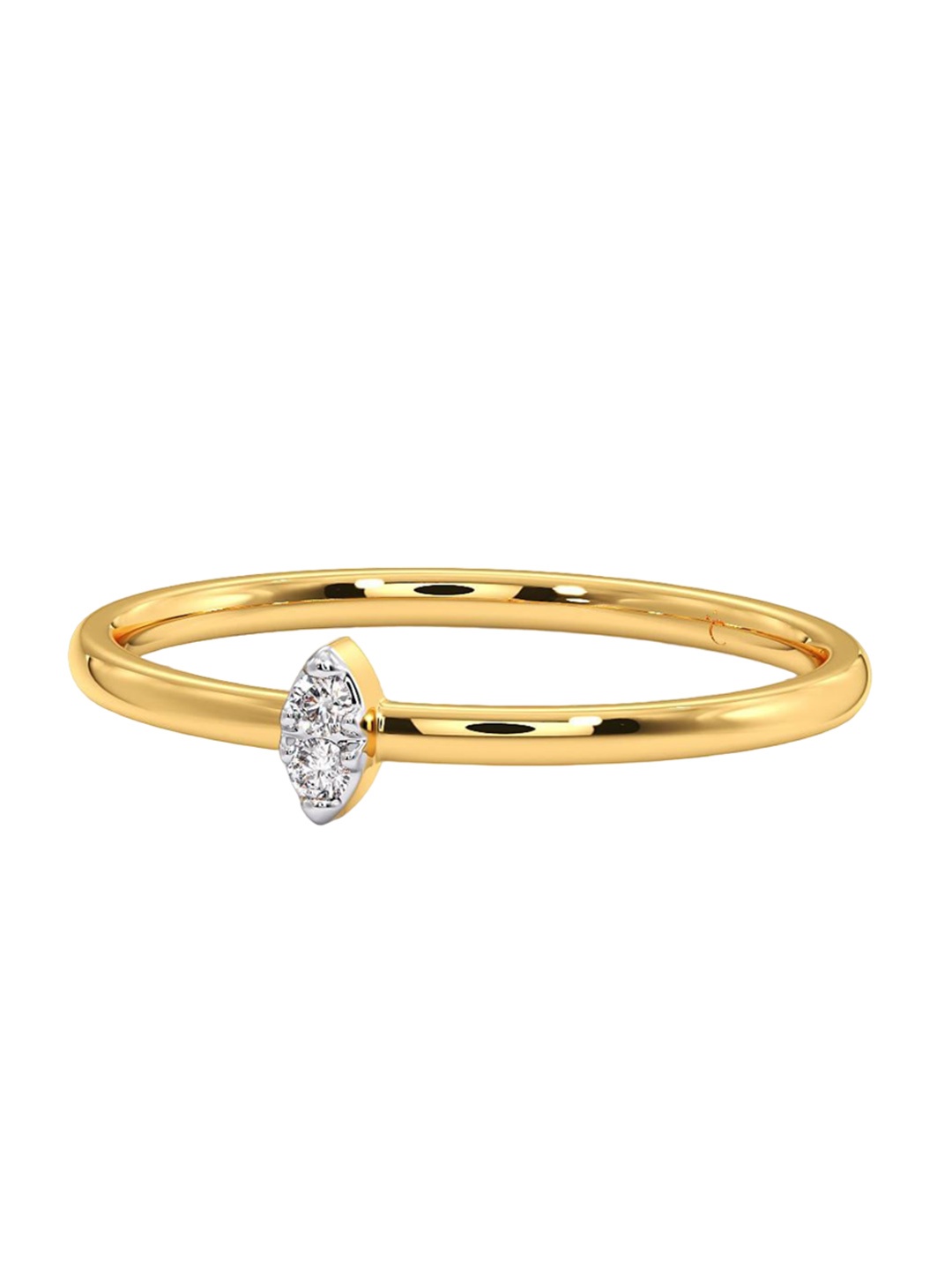 

CANDERE A KALYAN JEWELLERS COMPANY 18KT Gold Diamond Finger Ring 1.31 g, Yellow