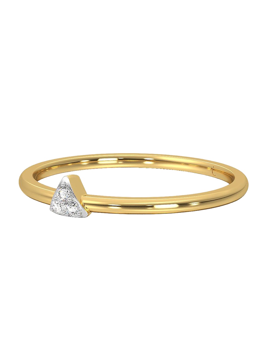 

CANDERE A KALYAN JEWELLERS COMPANY 18KT Gold Diamond Finger Ring- 1.03 g, Yellow