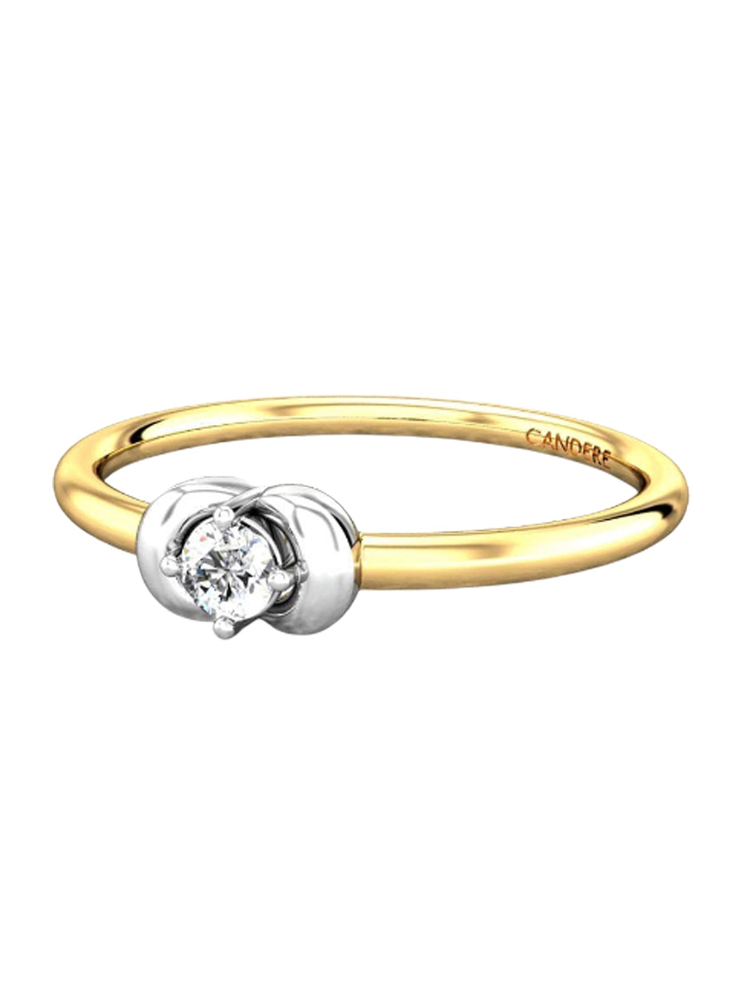 

CANDERE A KALYAN JEWELLERS COMPANY 18KT Gold Diamond Finger Ring, Yellow