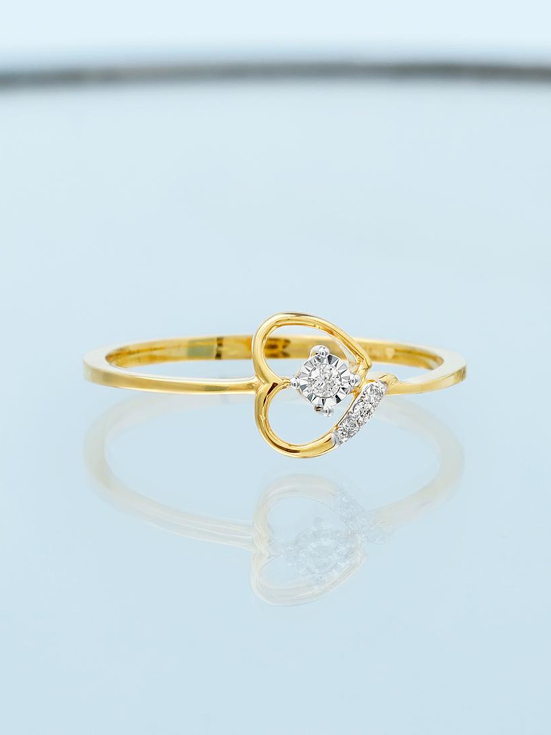 

CANDERE A KALYAN JEWELLERS COMPANY 14KT BIS Hallmark Gold Diamond Ring, Yellow