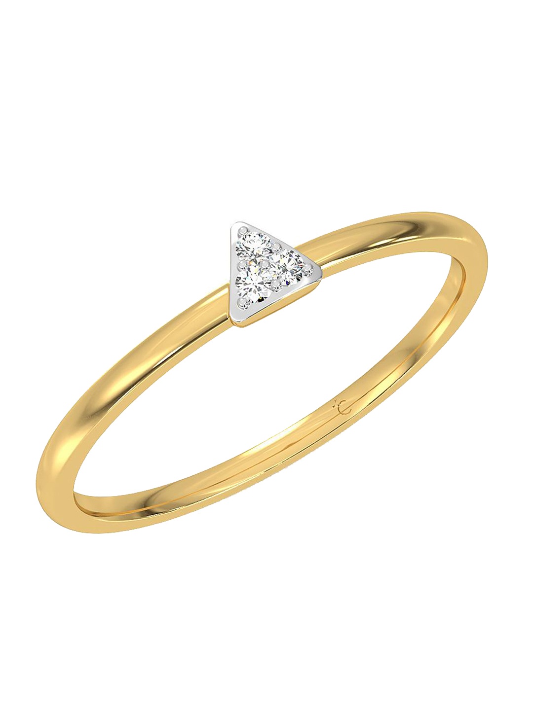 

CANDERE A KALYAN JEWELLERS COMPANY 14KT Gold Diamond Finger Ring, Yellow
