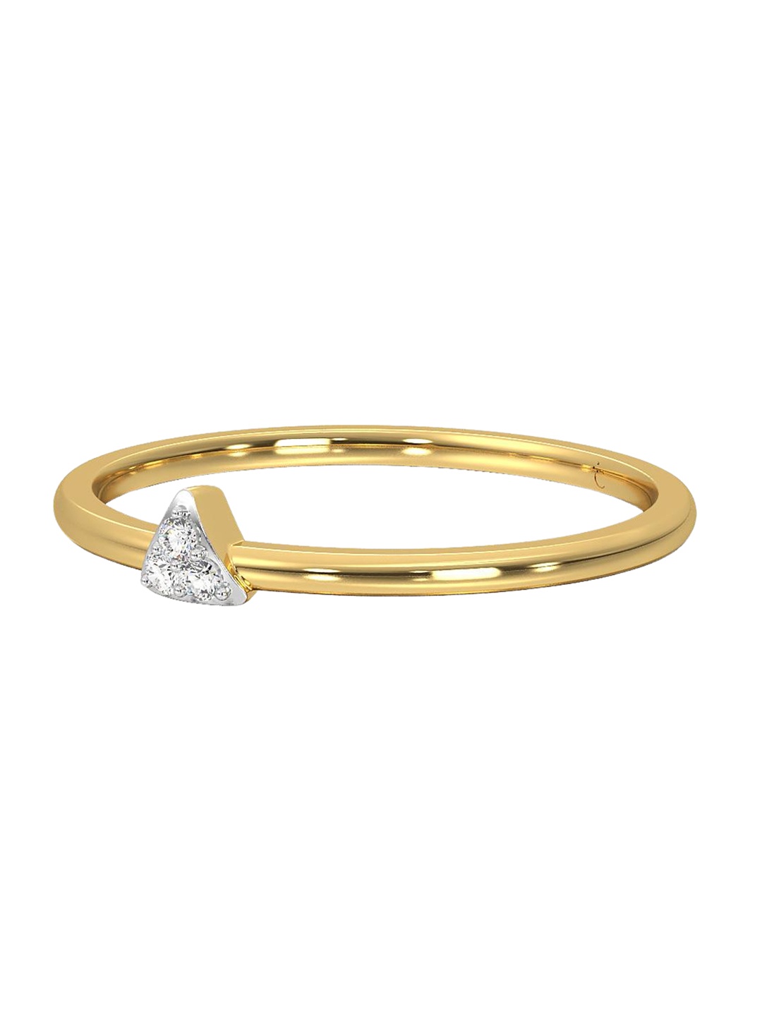 

CANDERE A KALYAN JEWELLERS COMPANY 14KT Gold Diamond Finger Ring, Yellow