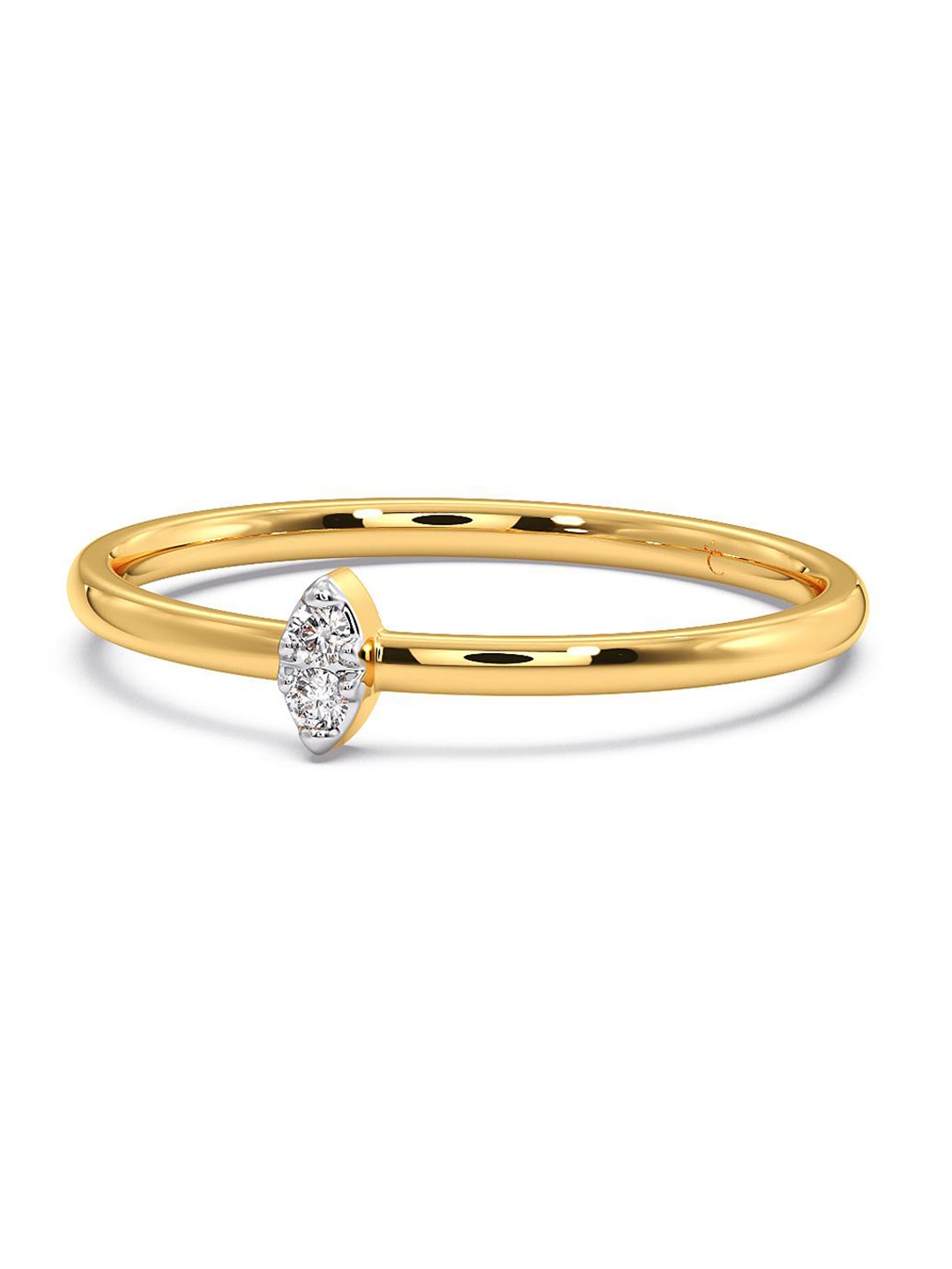 

CANDERE A KALYAN JEWELLERS COMPANY 14KT Gold Diamond Finger Ring, Yellow