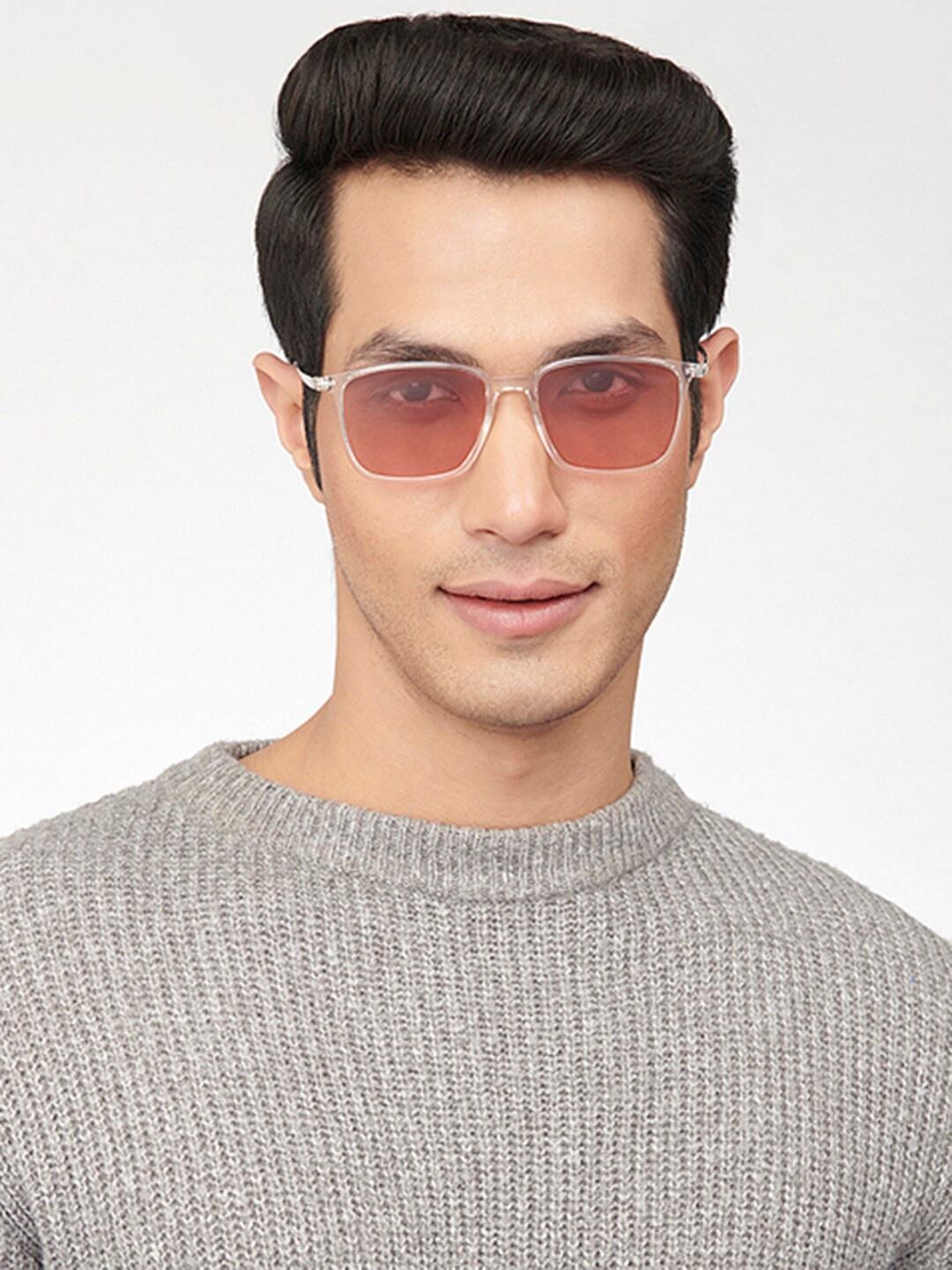 

Vincent Chase by Lenskart Full Rim Square Sunglasses with Polarised and UV Protected Lens 207719, Pink