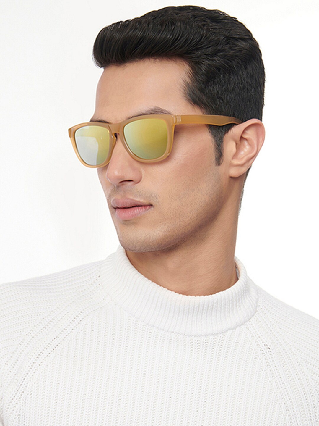 

Vincent Chase by Lenskart Lens & Wayfarer Sunglasses With Polarised & UV Protected Lens, Yellow