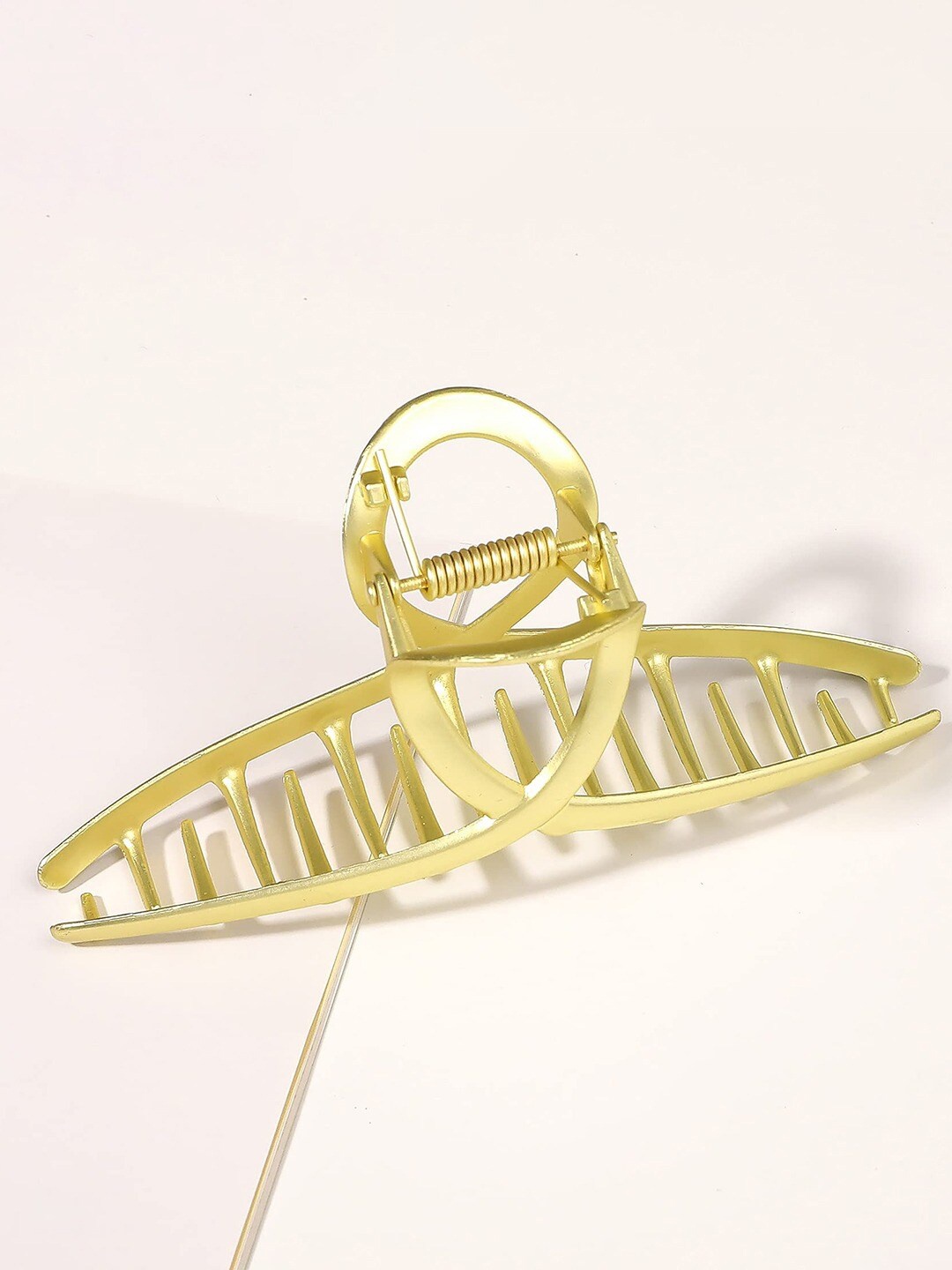 

Krelin Women Set Of 2 Gold Plated Infinity Hair Claw Clips