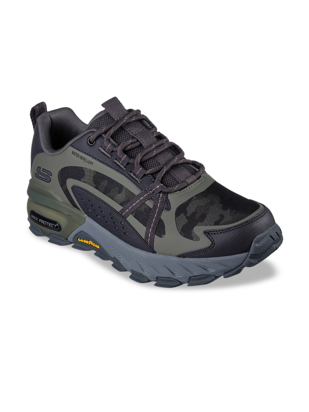 

Skechers Men MAX PROTECT - TASKFORCE Trekking Shoes, Black
