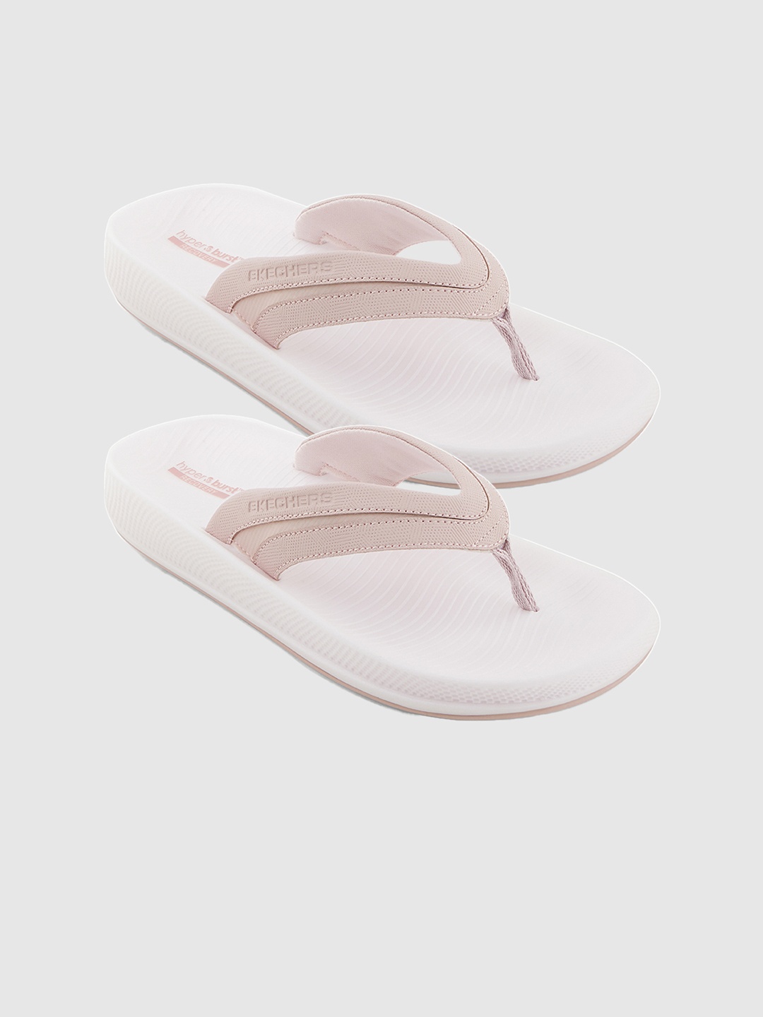 

Skechers Women HYPER SLIDE Thong Flip Flops, Pink