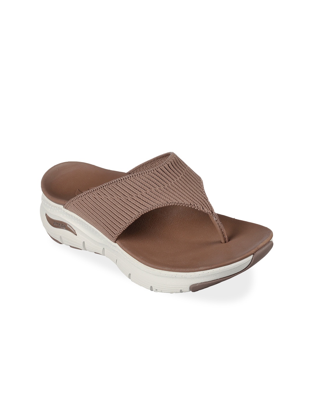 

Skechers Women ARCH FIT - EASY DAY Thong Flip Flops, Brown