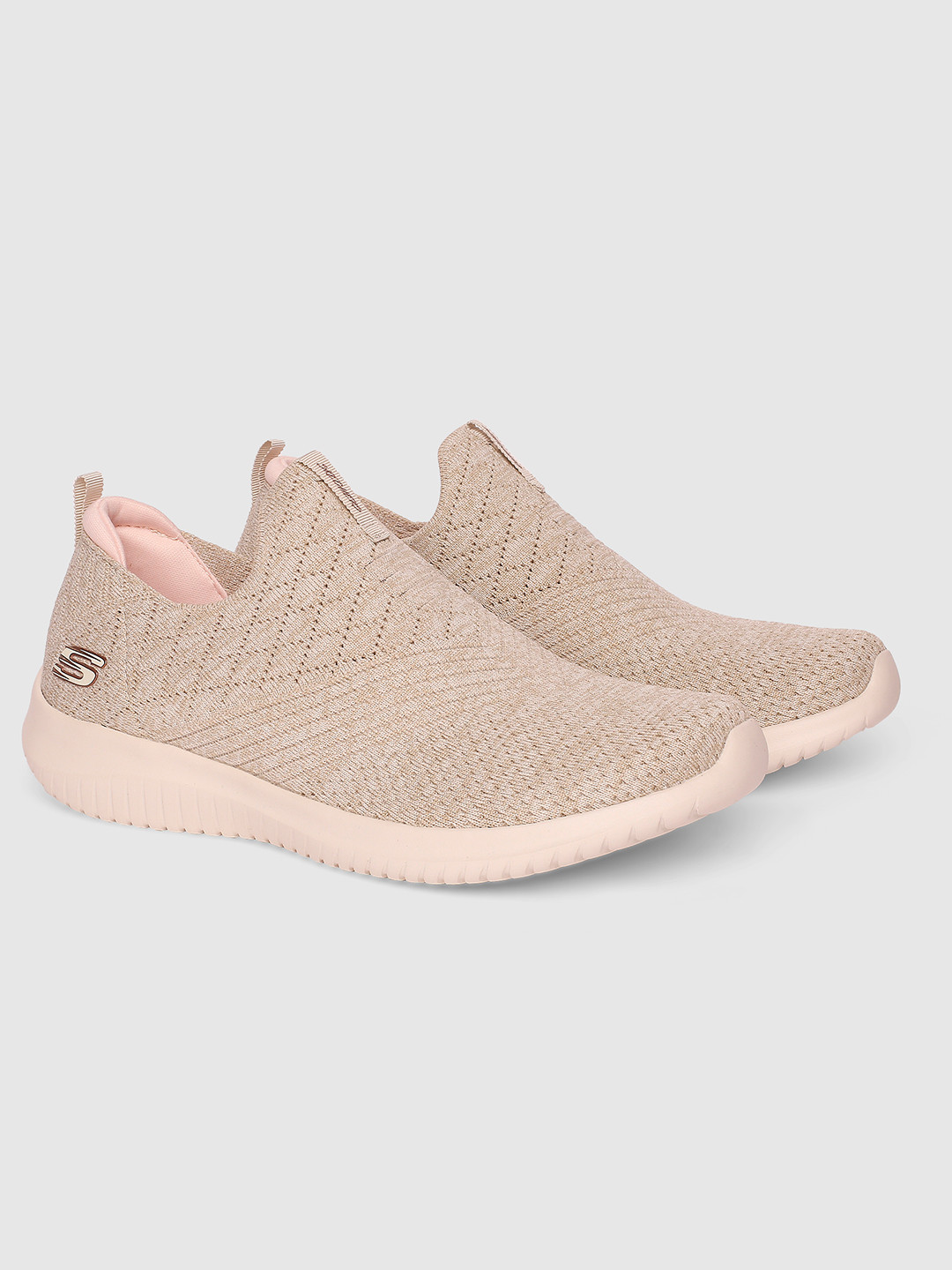 

Skechers Women ULTRA FLEX Slip On Sneakers, Nude