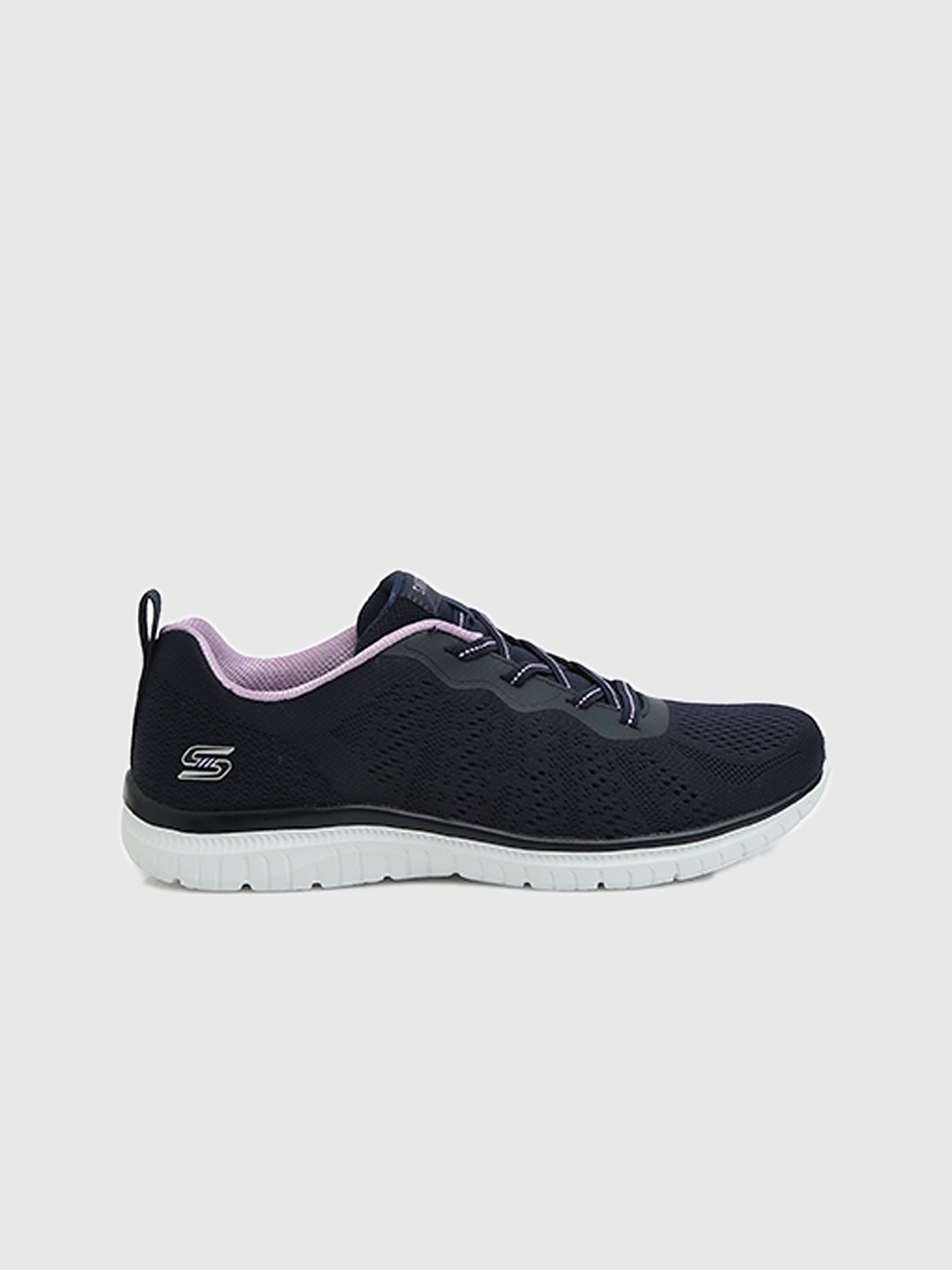 

Skechers Women Woven-Designed Virtue Sneakers, Navy blue