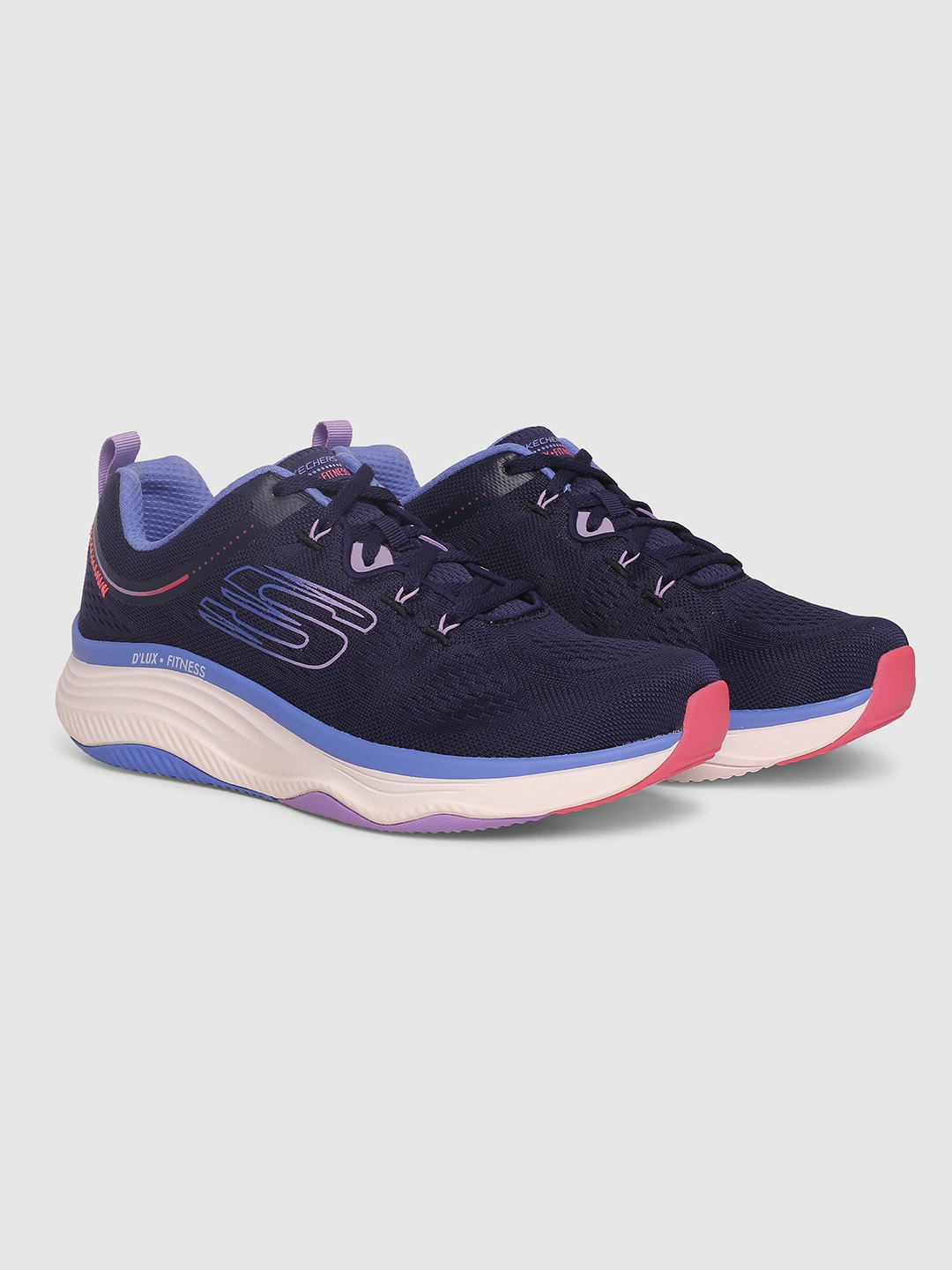 

Skechers Women D'LUX FITNESS-NEW MOXIE Sneakers, Navy blue