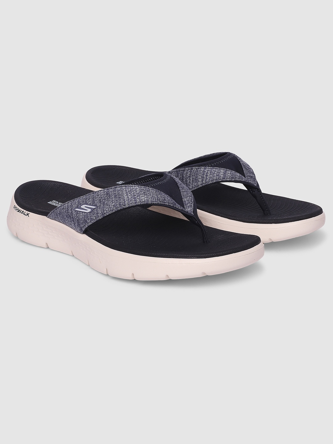 

Skechers Women Go Walk Flex Sunlit Thong Flip Flops, Navy blue
