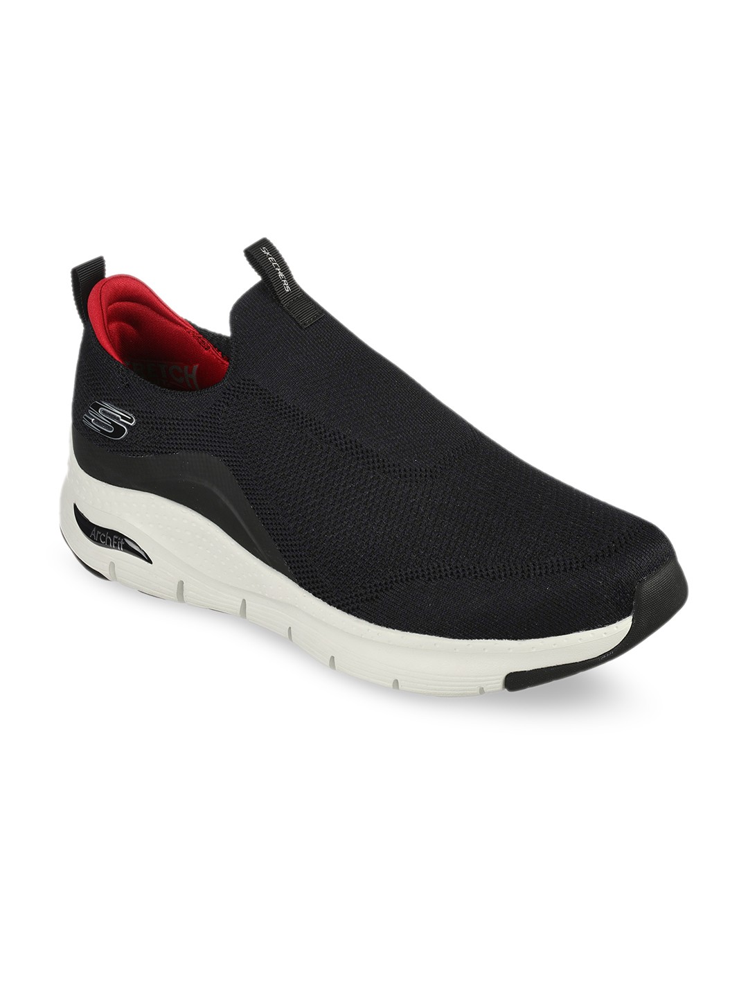

Skechers Men ARCH FIT Slip On Sneakers, Black