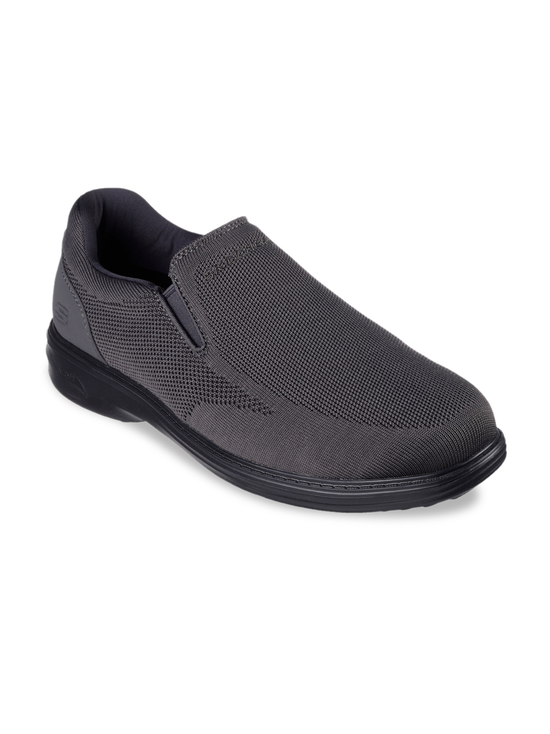 

Skechers Men ARCH FIT OGDEN Woven Design Slip On Sneakers, Charcoal