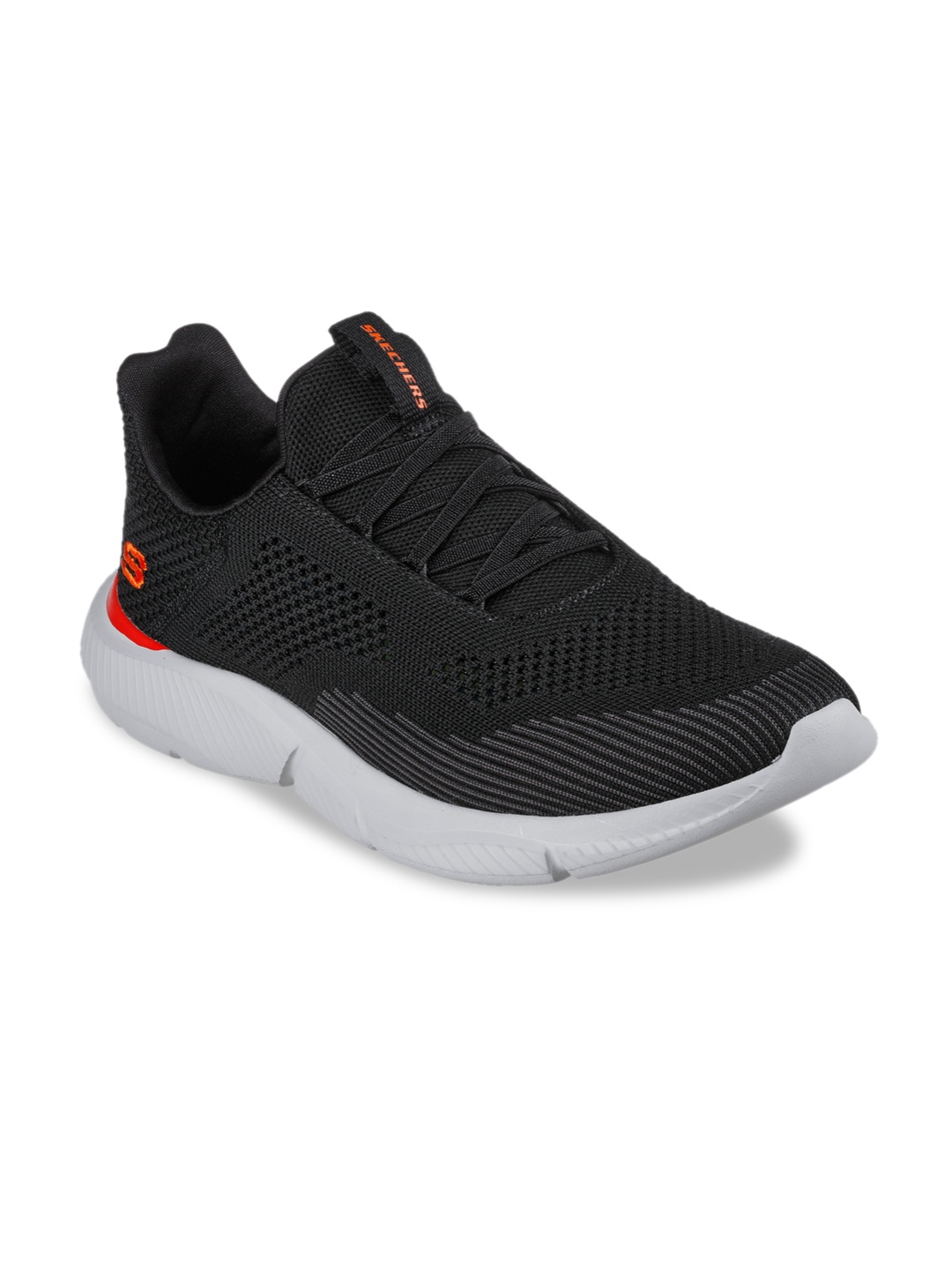 

Skechers Men INGRAM - BREXIE Woven Design Slip On Sneakers, Black