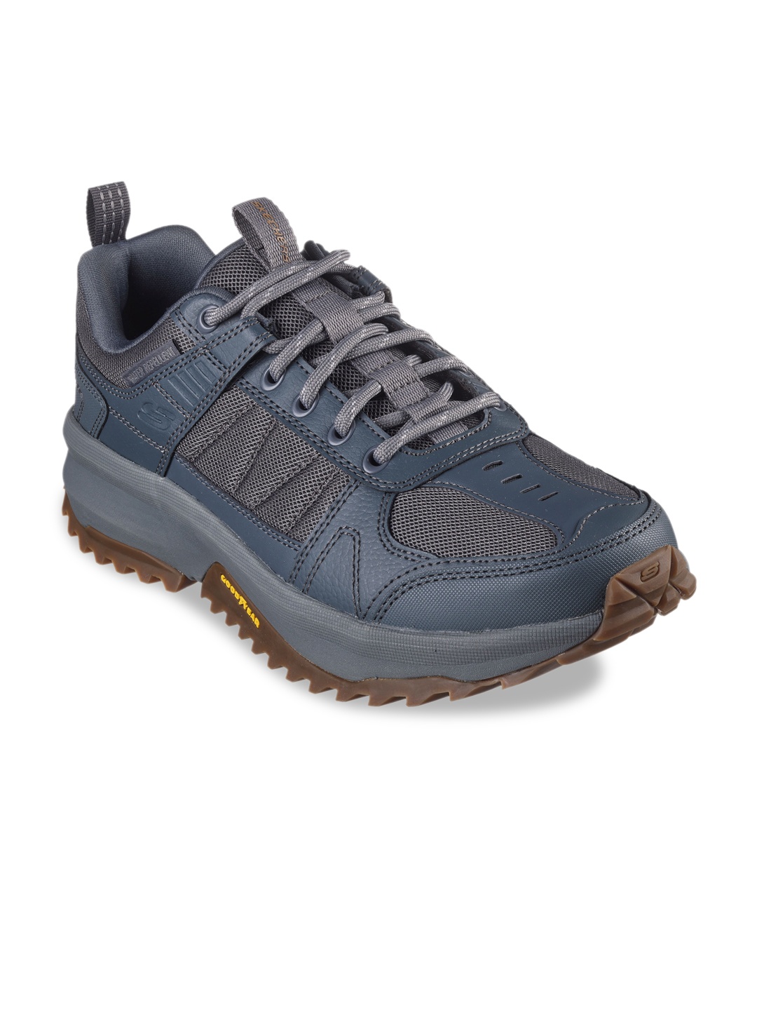 

Skechers Men BIONIC TRAIL Lace-Up Casual Trekking Shoes, Charcoal