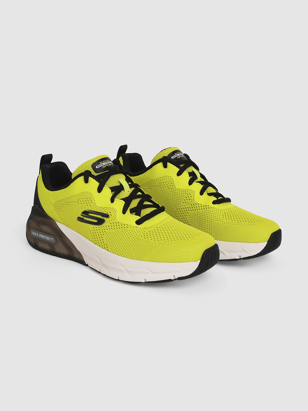 

Skechers Men MAX PROTECT SPORT - SAFEGUARD Casual Sneakers, Yellow