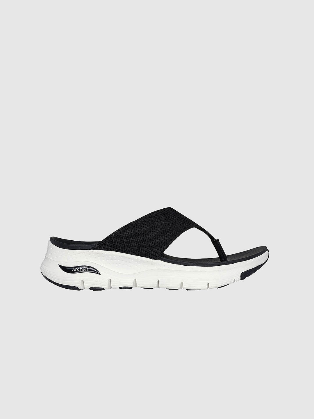 

Skechers Women ARCH FIT - EASY DAY Thong Flip Flops, Black