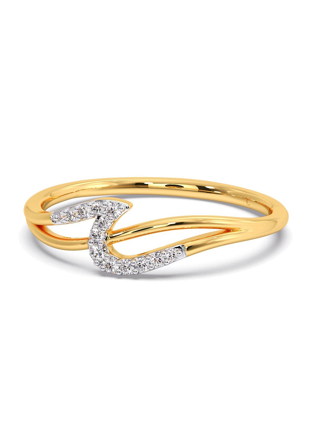 

CANDERE A KALYAN JEWELLERS COMPANY 18KT Gold Diamond Finger Ring, Yellow