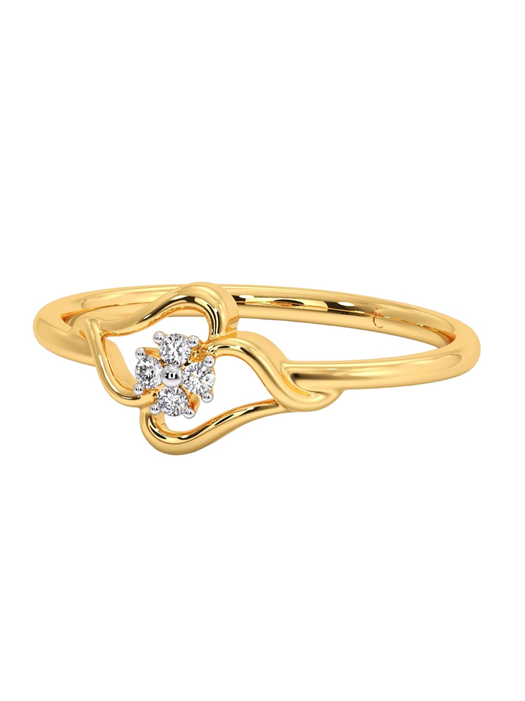 

CANDERE A KALYAN JEWELLERS COMPANY 14KT Gold Diamond Finger Ring, Yellow