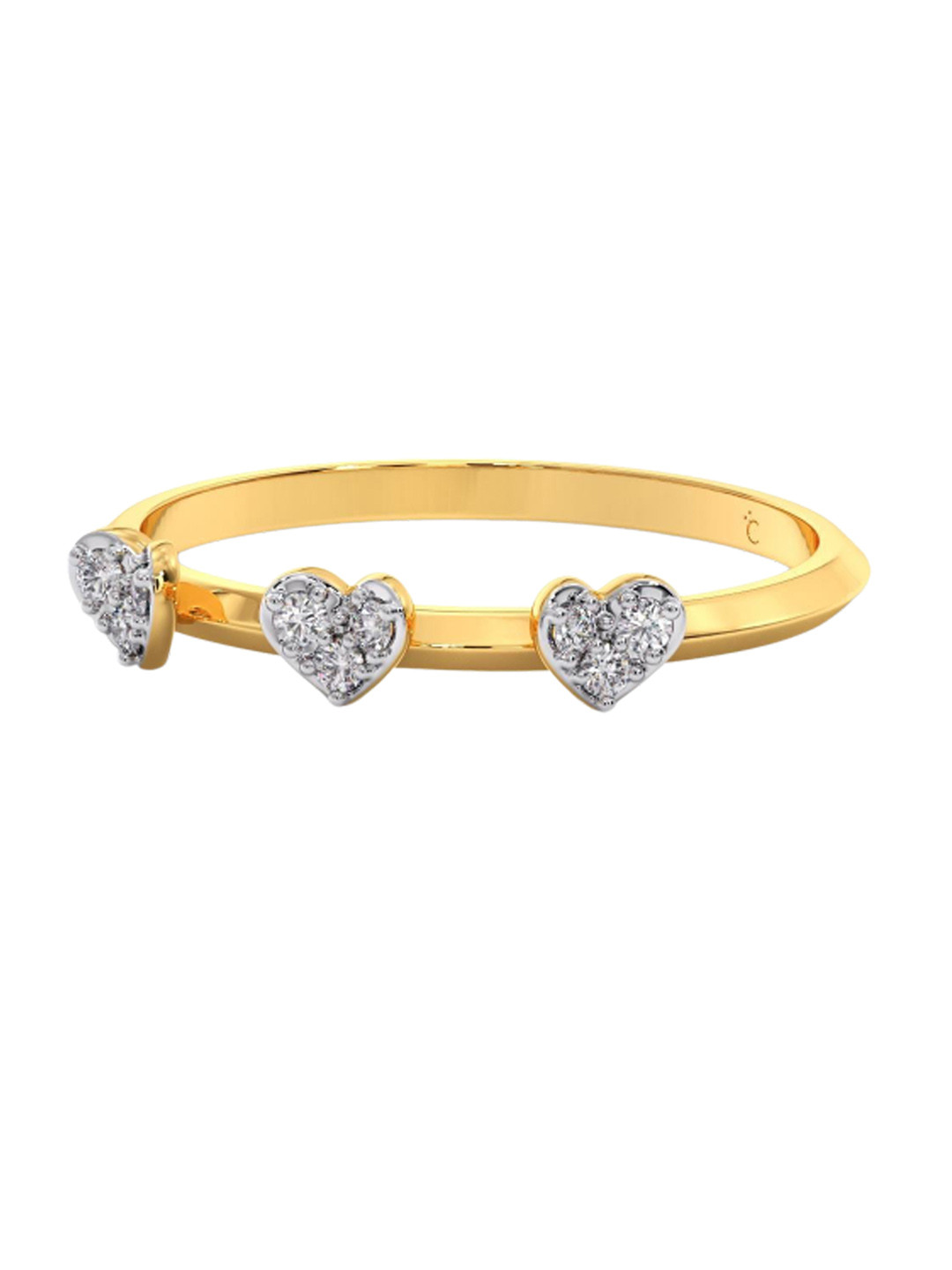 

CANDERE A KALYAN JEWELLERS COMPANY 18KT Gold Diamond Finger Ring, Yellow