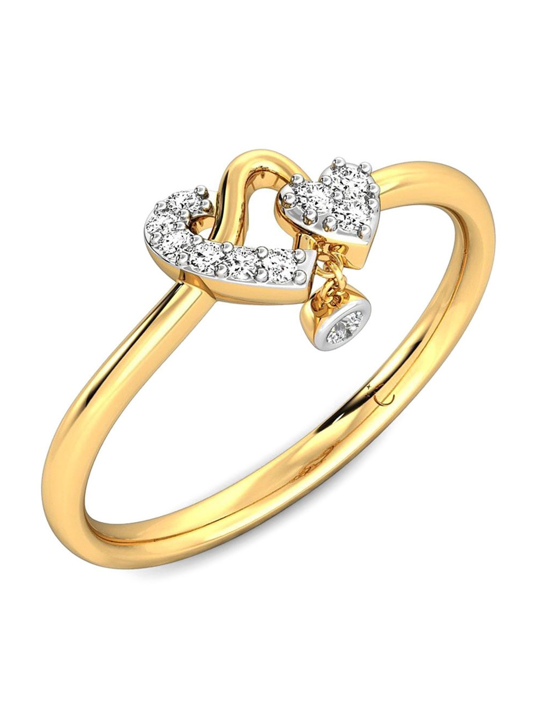 

CANDERE A KALYAN JEWELLERS COMPANY Diamond-Studded 14KT Gold Ring - 1.7 g