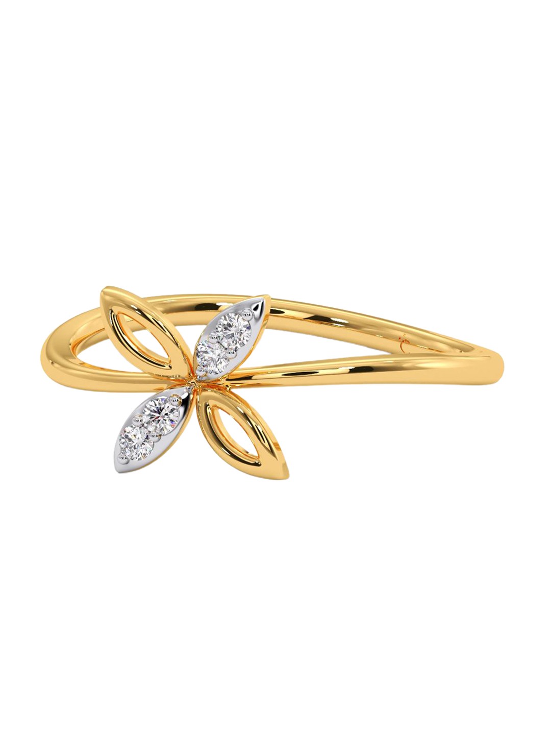 

CANDERE A KALYAN JEWELLERS COMPANY 18KT Gold Diamond Finger Ring, Yellow