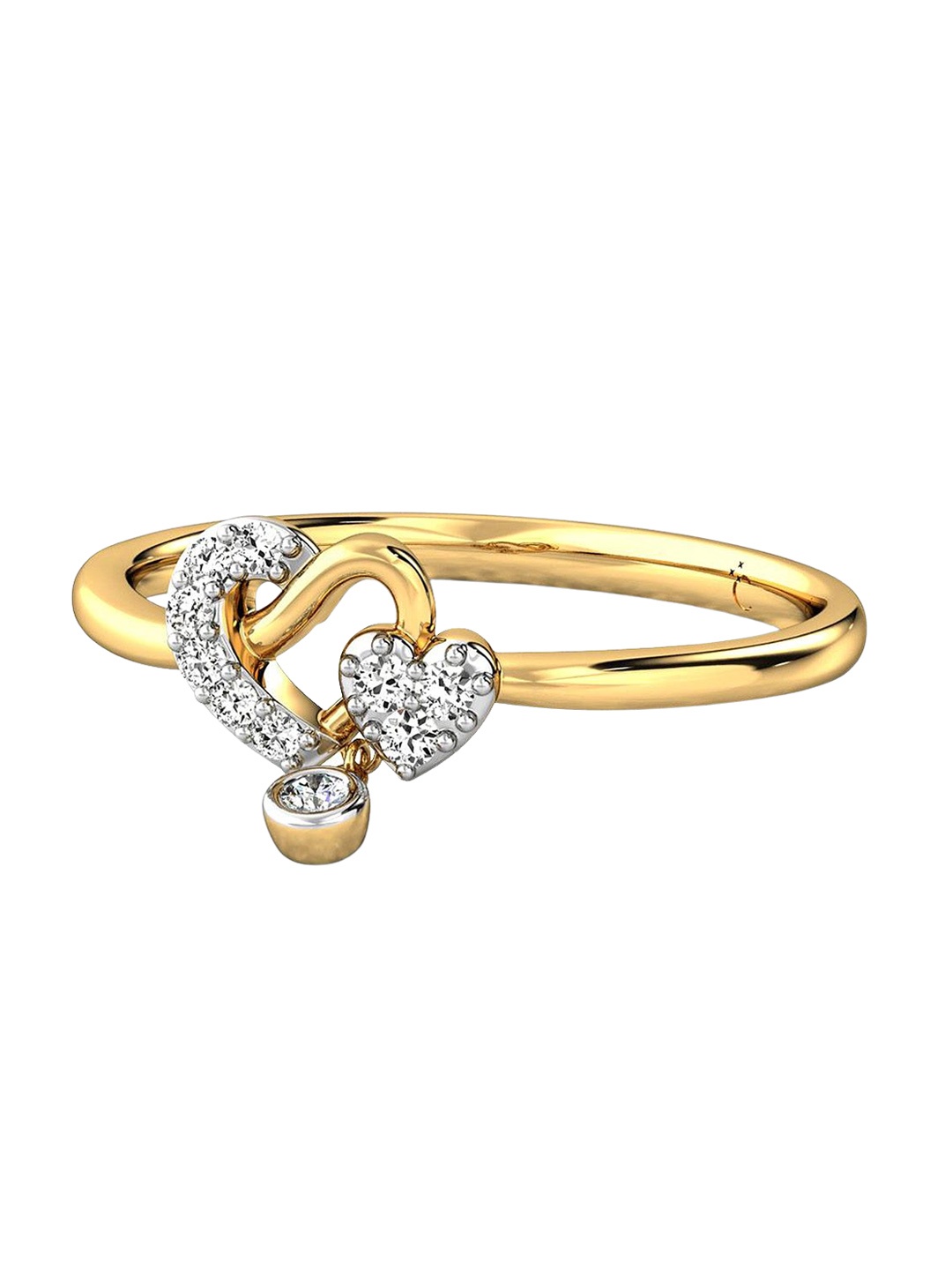 

CANDERE A KALYAN JEWELLERS COMPANY 14KT Gold Diamond Finger Ring, Yellow