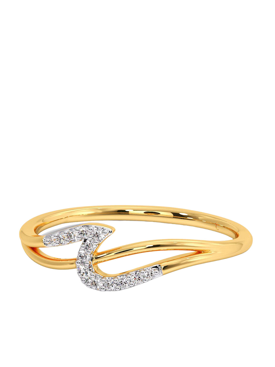 

CANDERE A KALYAN JEWELLERS COMPANY 14KT Gold Diamond Finger Ring