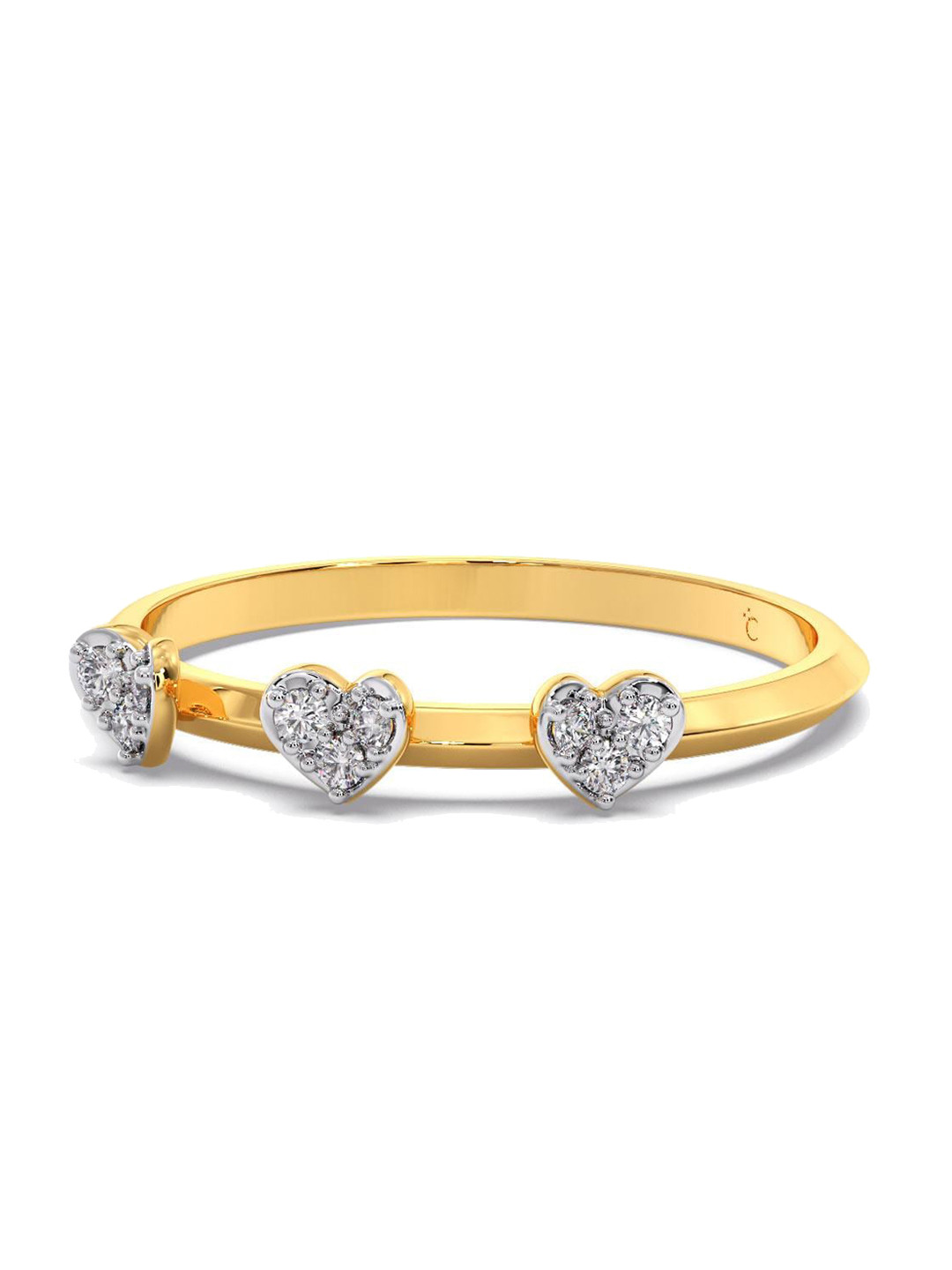 

CANDERE A KALYAN JEWELLERS COMPANY 14KT Gold Diamond Finger Ring, Yellow