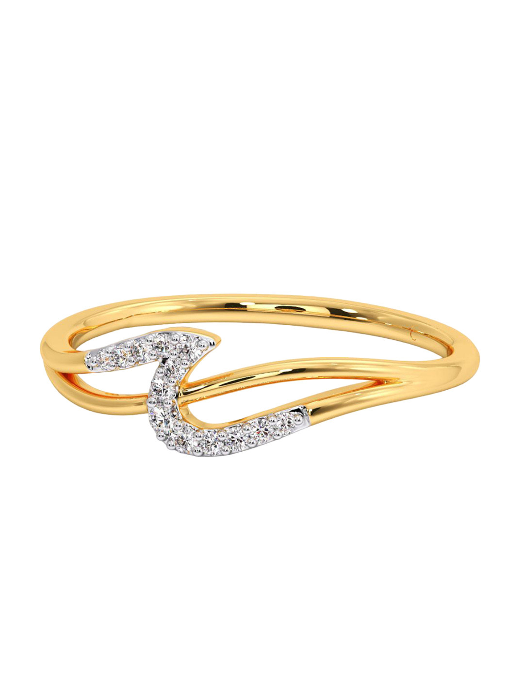 

CANDERE A KALYAN JEWELLERS COMPANY 18KT Gold Diamond Finger Ring, Yellow