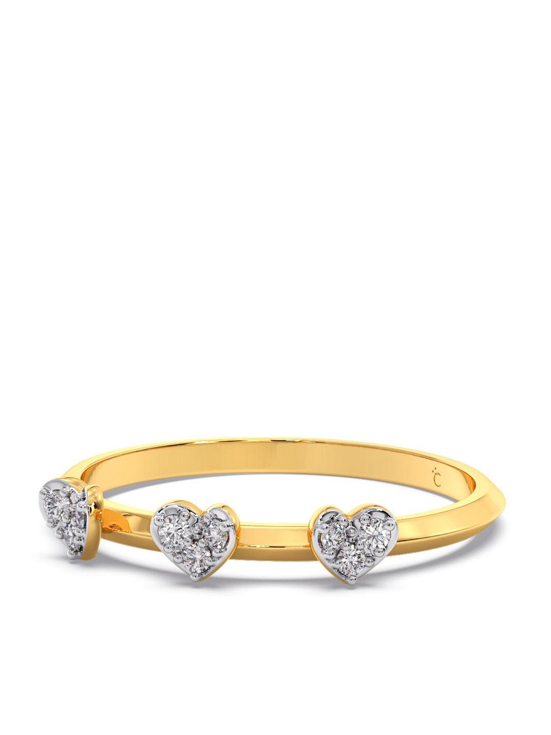 

CANDERE A KALYAN JEWELLERS COMPANY 18KT Gold Diamond Finger Ring, Yellow