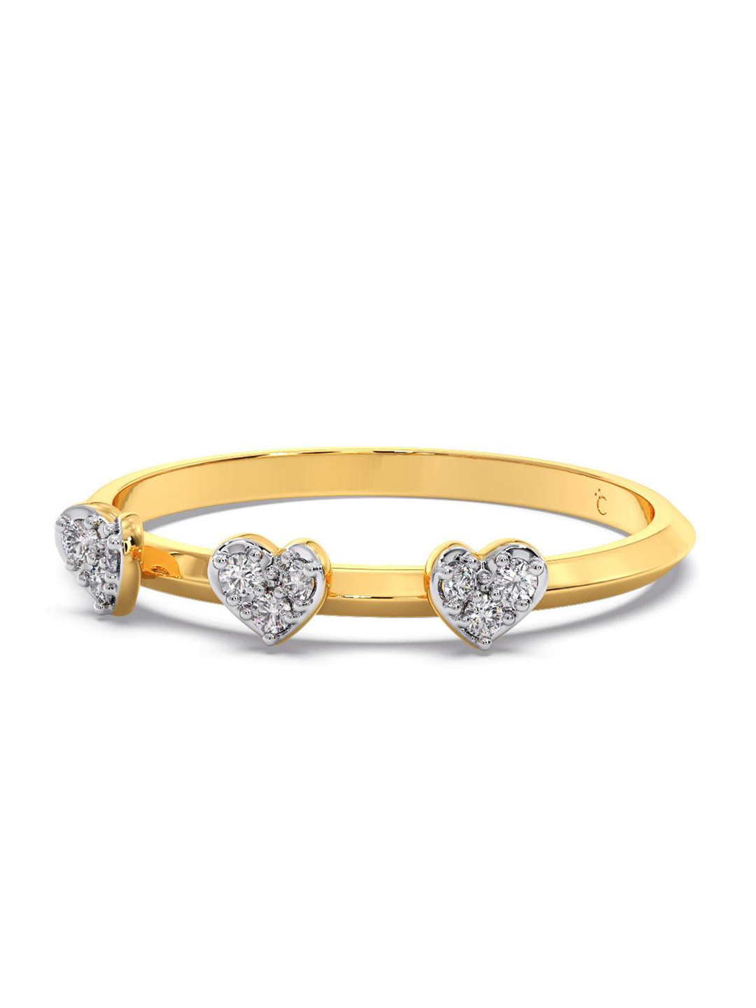 

CANDERE A KALYAN JEWELLERS COMPANY 14KT Gold Diamond Finger Ring, Yellow