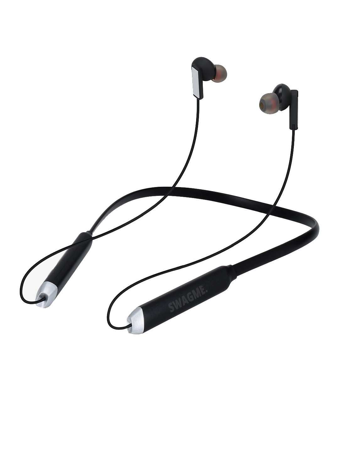 

SWAGME Wireless Bluetooth 5.0 Neckband Earphone, Black
