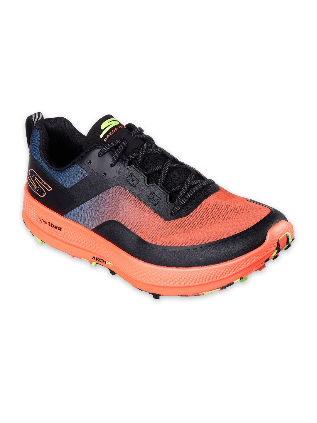 

Skechers Men GO RUN RAZOR TRL - 2 Running Sports Shoes, Coral