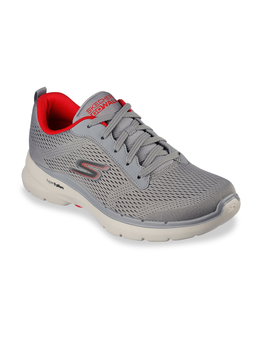 

Skechers Men GO WALK 6 - AVALO 2.0 Walking Sports Shoes, Grey