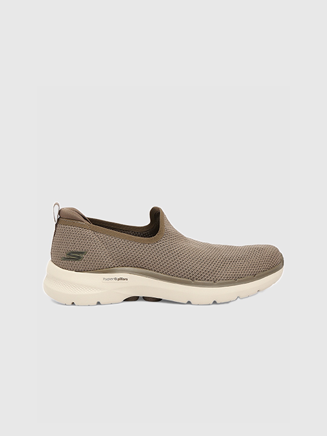 

Skechers Men GO WALK 6 - FIRST CLASS Walking Sports Shoes, Brown