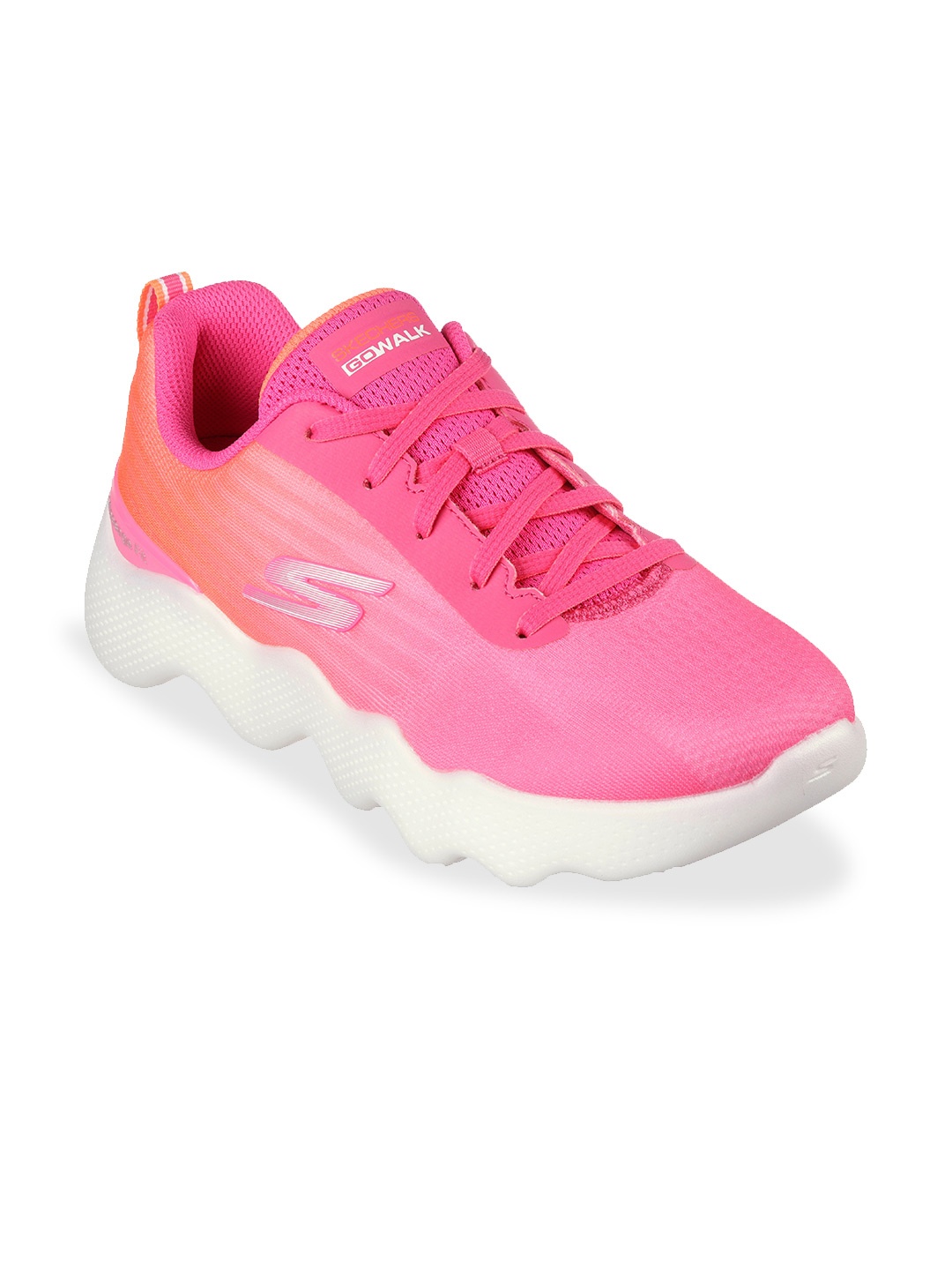 

Skechers Women GO WALK MASSAGE FIT Walking Sports Shoes, Pink